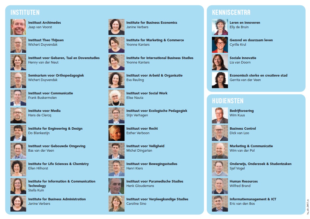 Directeuren HU 2017