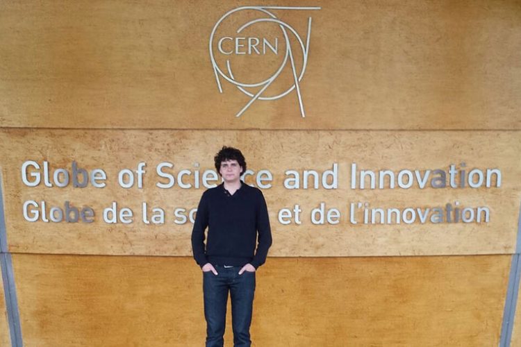 Student Rins Rutgers bij CERN