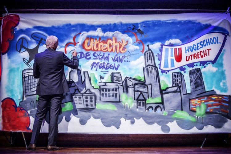 Jan bij de jaaropening 2016-2017