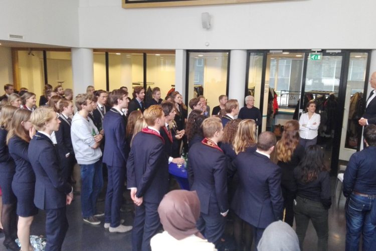 Jan en Tineke ontmoeten nieuwe besturen studentenorganisaties - 25 okt 2016