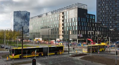 Zicht op HU Nieuwbouw, eind oktober 2017 (foto: Fotografie BEELD14)