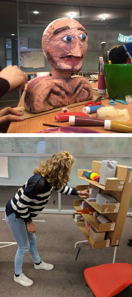 Onderwijs in 2050 - studenten aan het werk