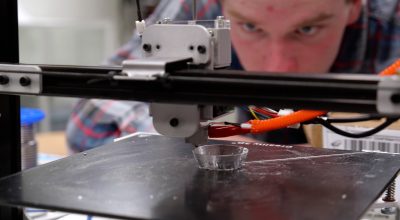 Student met 3D printer