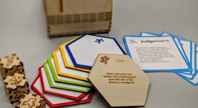 Een prototype van het spel 'AANkaarten'