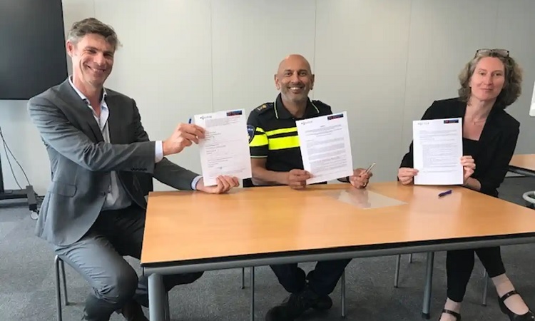 Ondertekening convenant met Politie Midden-Nederland