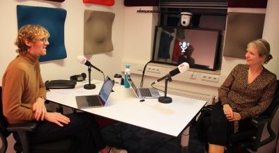 Producer van de podcastserie Jelmer Witteveen met Anneke Offereins