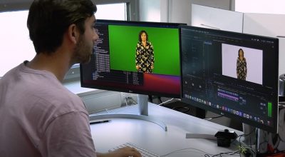 editor aan het werk
