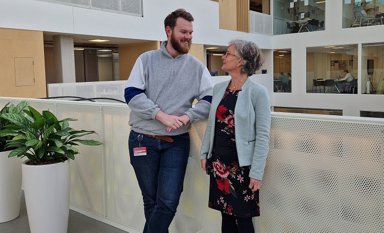 Chris Hijmissen en Mieke Braadbaart