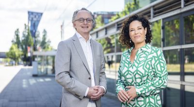 Eva Reuling en Gerard van Assem College van Bestuur Hogeschool Utrecht